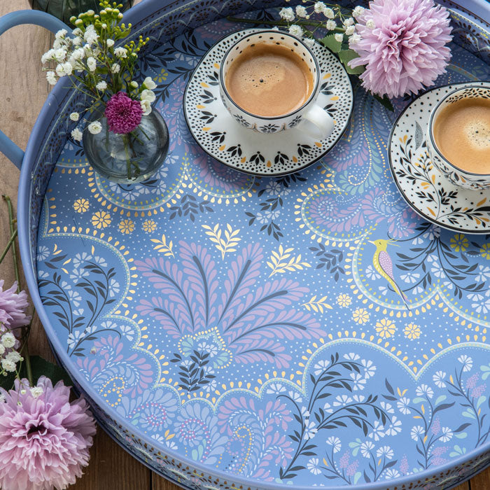 Decorative Filigree Large Handle Tray