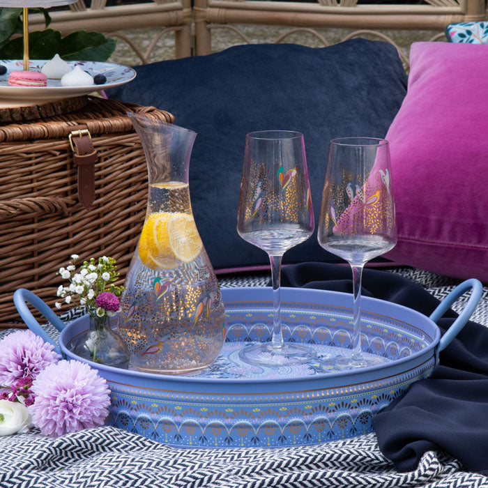 Decorative Filigree Large Handle Tray