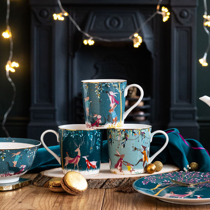 Woodland Tales Deer & Robin Mug