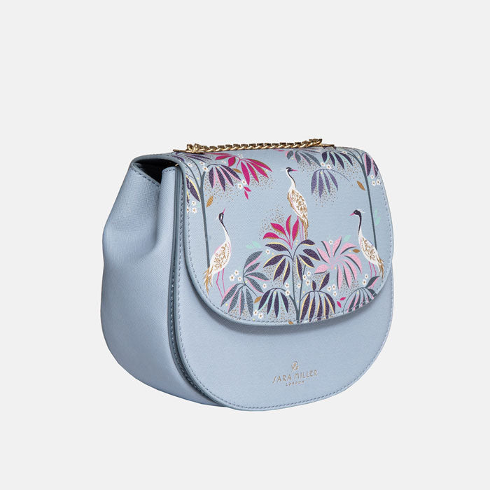 Crane Garden Satchel Crossbody
