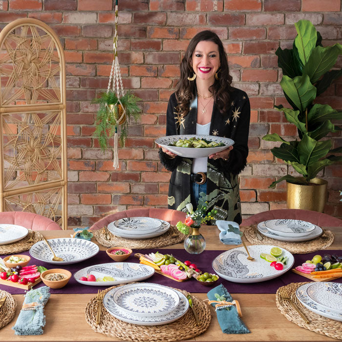 Artisanne Noir Large Serving Bowl