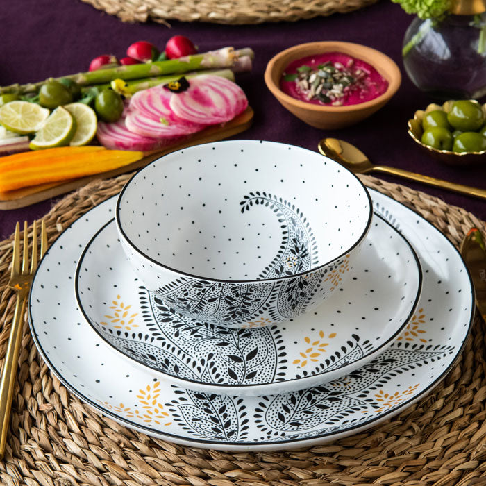 Artisanne Noir Cereal Bowls - Set of 4