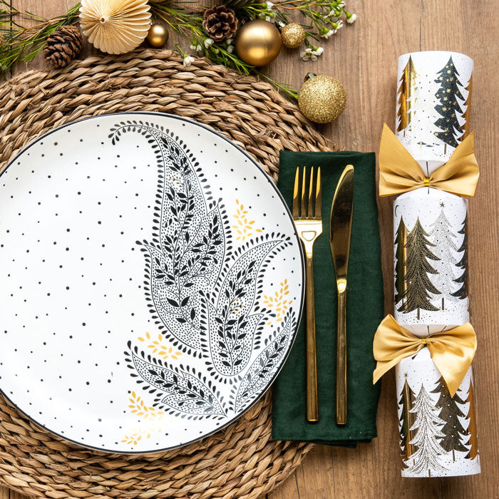 Artisanne Noir Dinner Plates - Set of 4