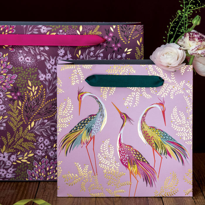 Plum Songbird Large Gift Bag