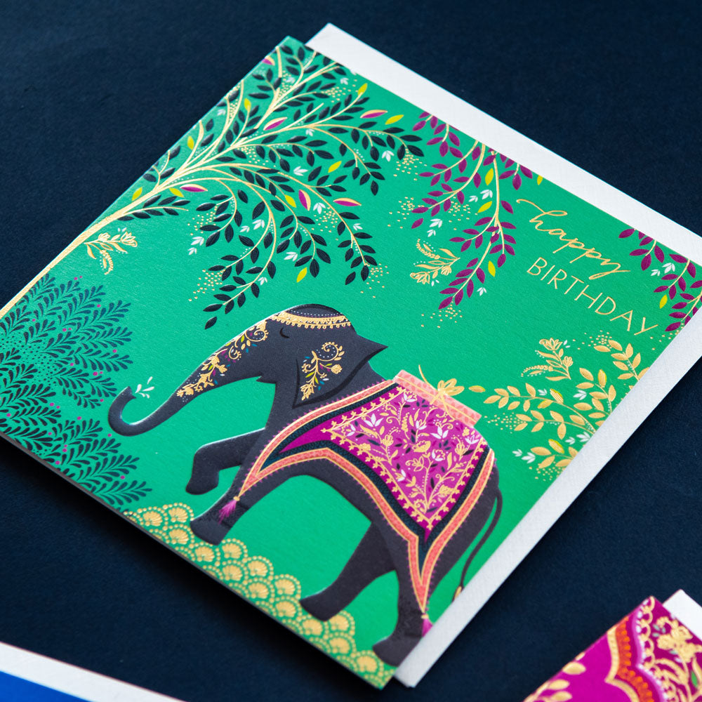 Elephant OasisBirthdayCard
