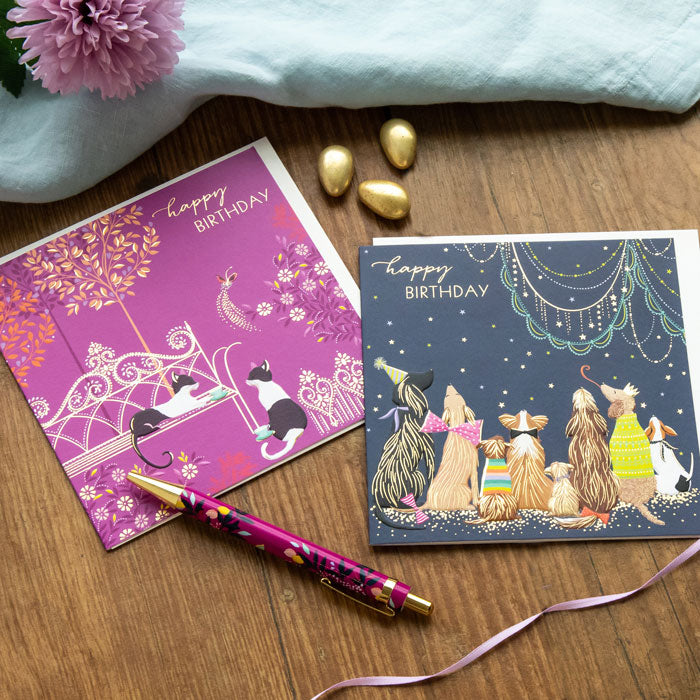 Party Dogs Happy Birthday Card