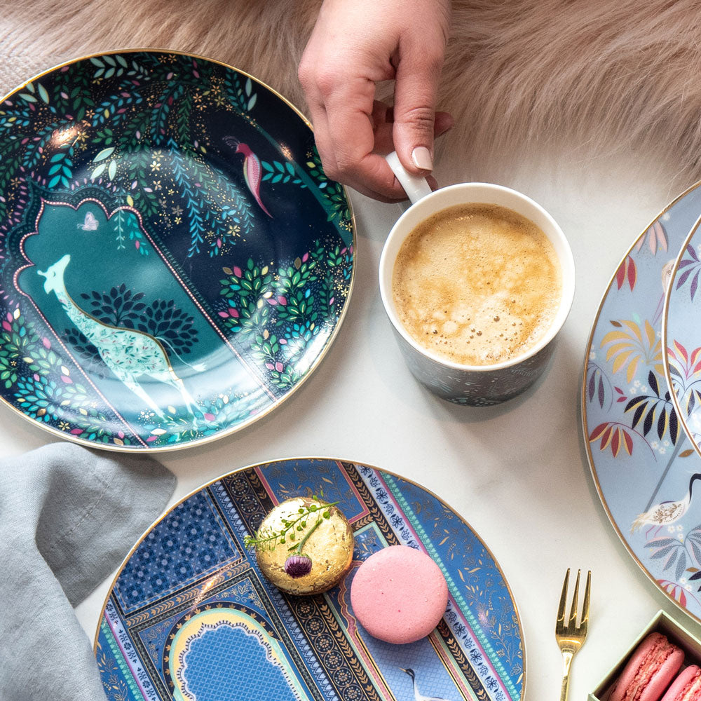 India Cake Plates - Assorted Set of 4