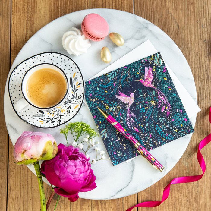 Hummingbird Paradise Card