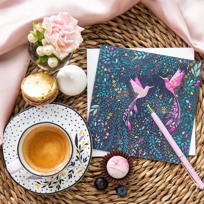 Hummingbird Paradise Card