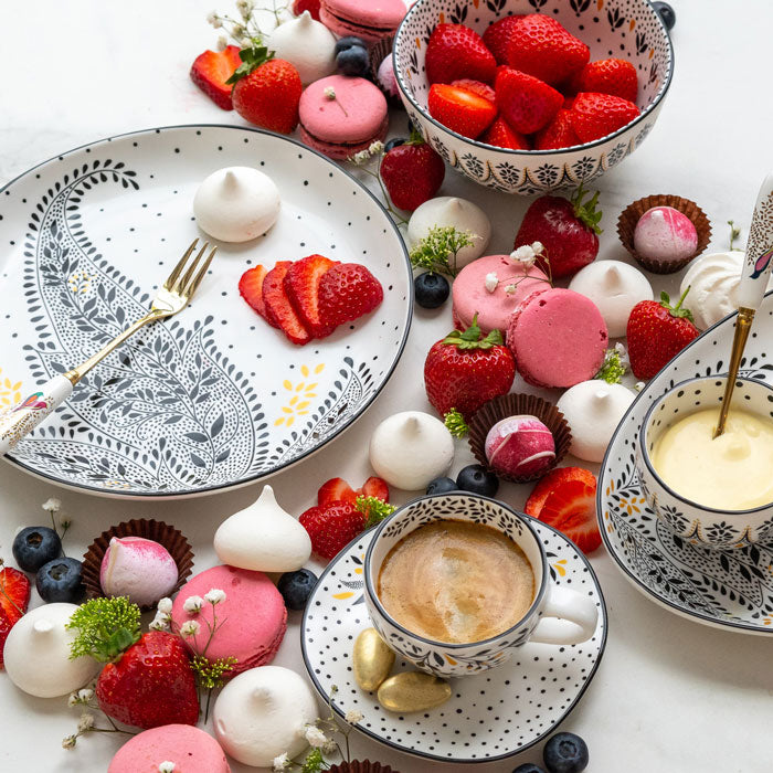 Artisanne Noir Espresso Cup & Saucer - Set of 2