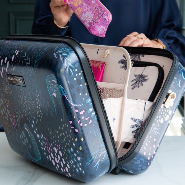 Midnight Leopard Vanity Case