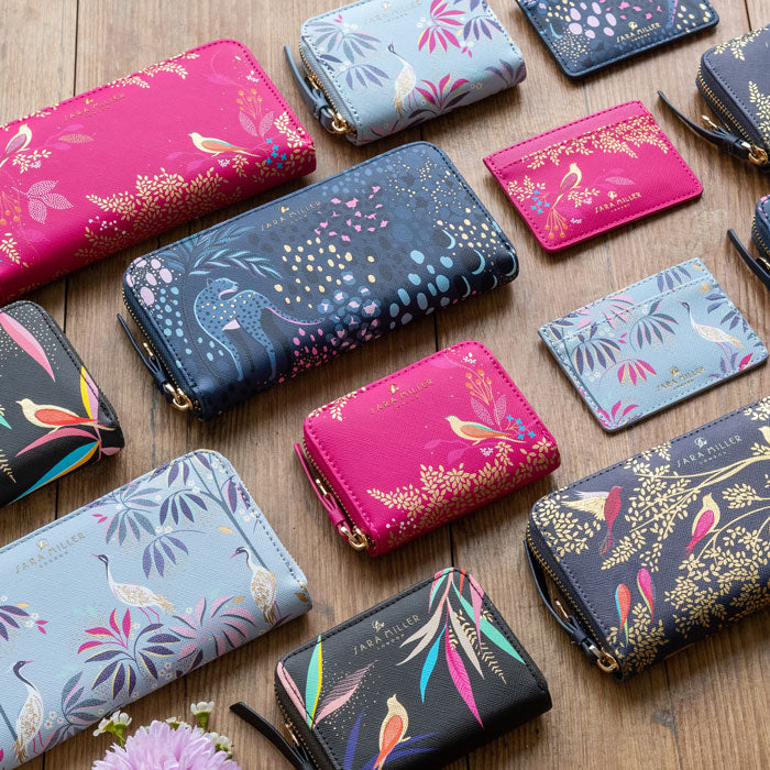 Pink Birds Card Holder