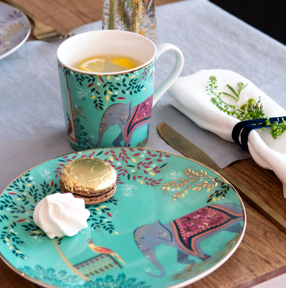 India Cake Plates - Assorted Set of 4