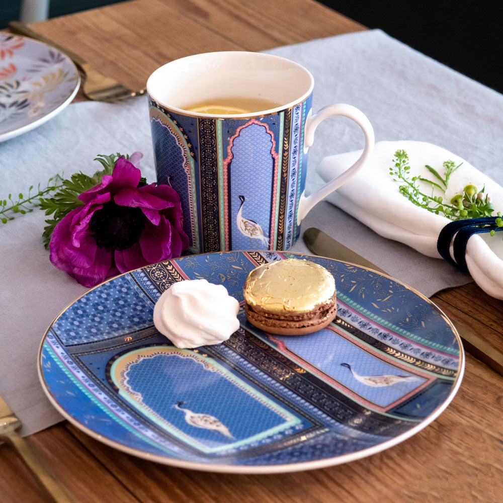India Cake Plates - Assorted Set of 4