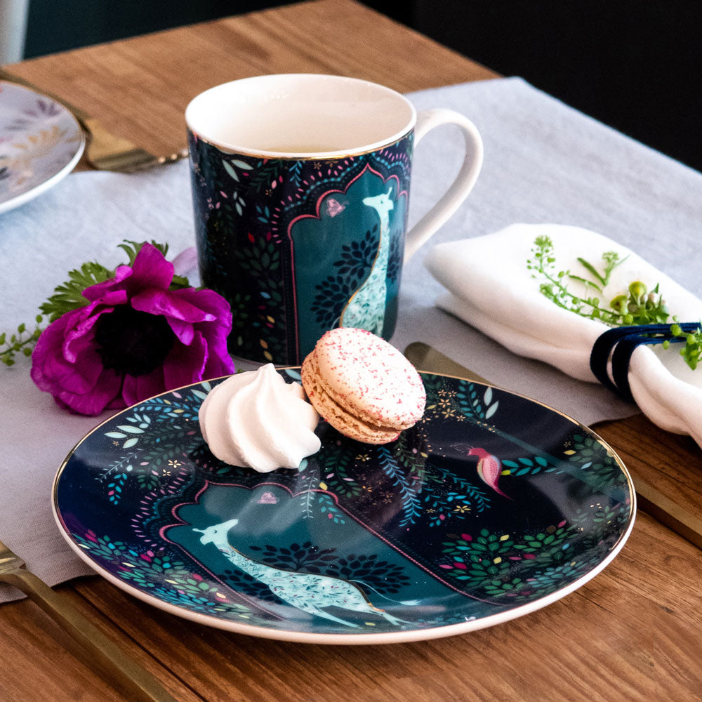 India Cake Plates - Assorted Set of 4
