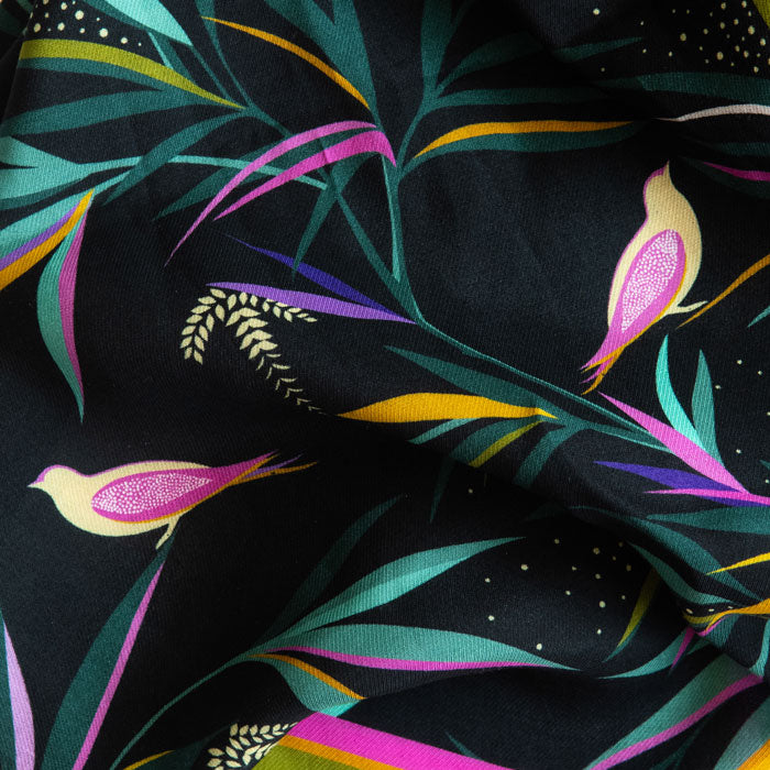 Black and Olive Bamboo Boxed Scarf
