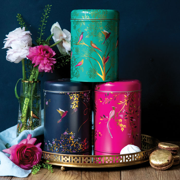 Chelsea Round Tin Caddies - Set of 3