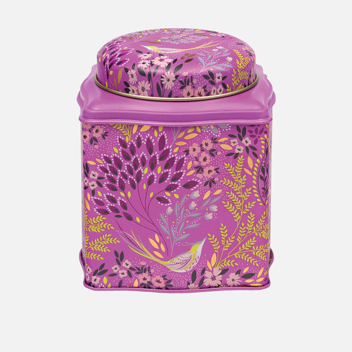 Mauve Songbird Dome Lid Caddy