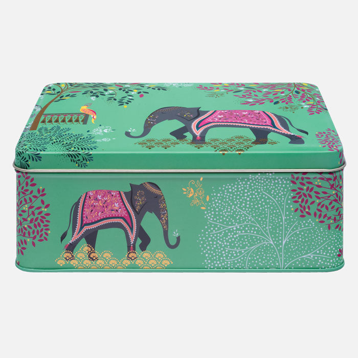 Elephant's Oasis Deep Rectangular Tin