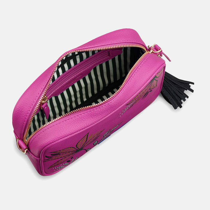 Pink Camera Crossbody