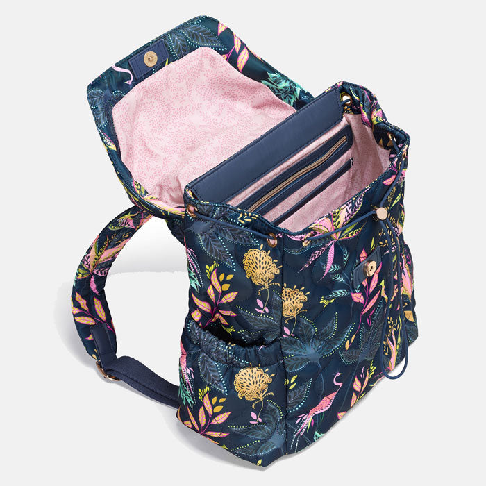 Sac à dos matelassé Botanic Paradise