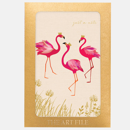 Flamingo Note Cards - Set of 10 Cards