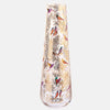 Gold Leaves & Birds Tall Glass Vase