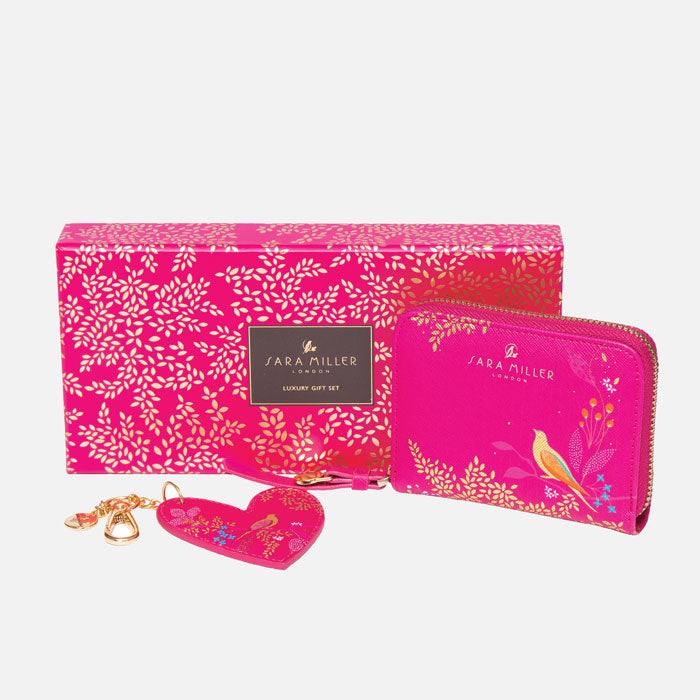 Birds Purse & Keyring Gift Set