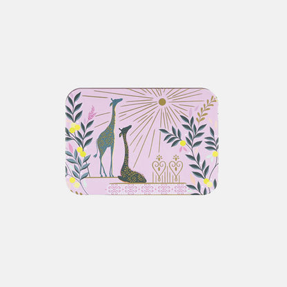 Basking Giraffes Pocket Tin