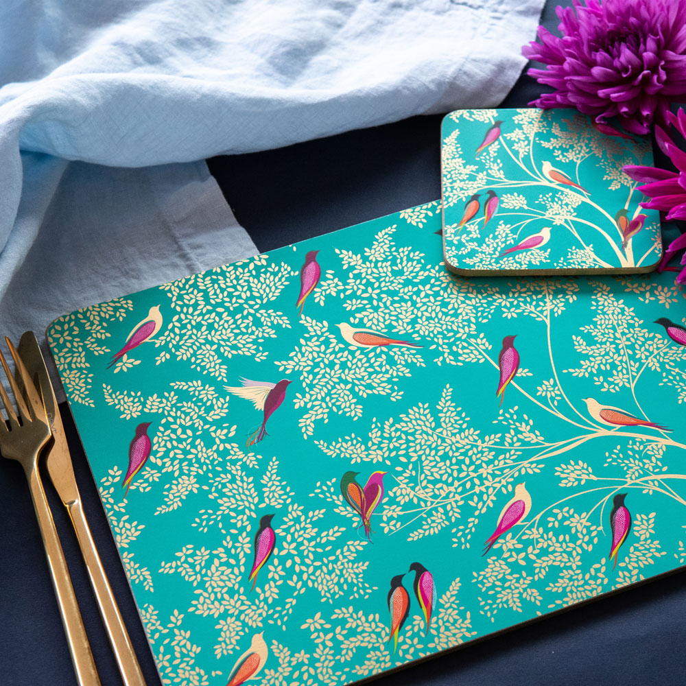 Green Birds Placemat Collection