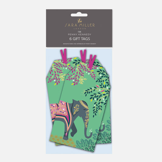 Elephant Oasis Gift Tags ¨ Pack of 6