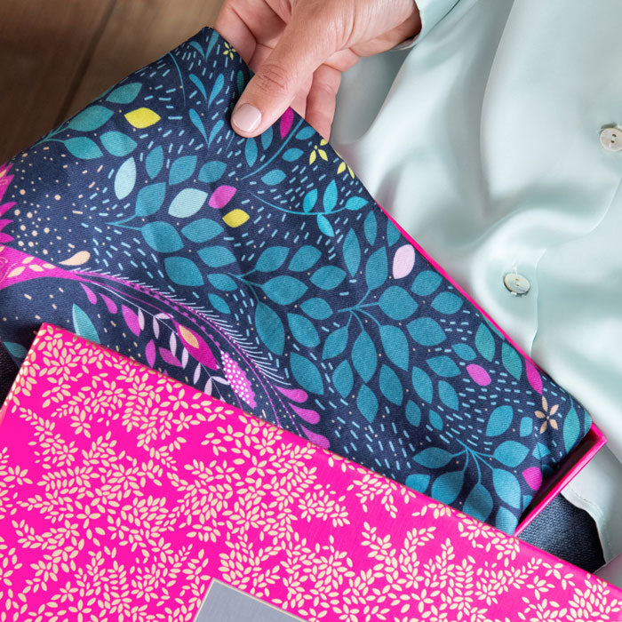 Midnight Hummingbird Paradise Scarf
