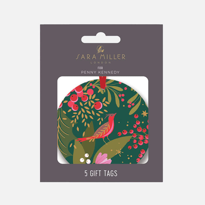 Sugarplum Greens Gift Tags - Set of 5