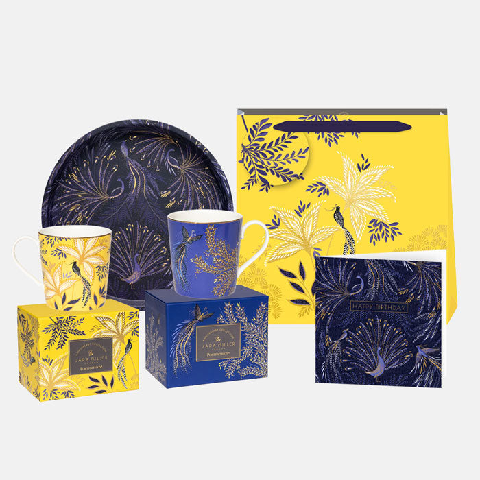 Butterfly Trails & Botanic Blooms Mug & Tray Bundle (worth £60)