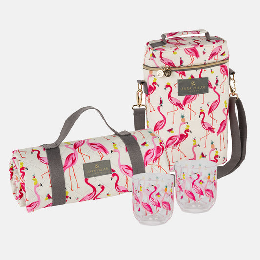 Fabulous Flamingo Drinks Picnic Bundle (Worth £75)
