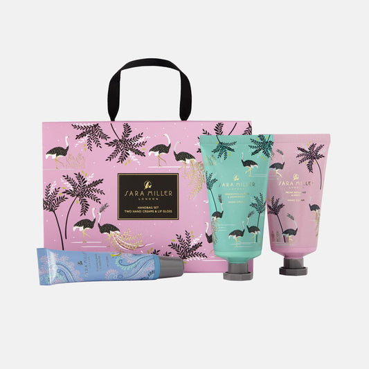 Coffret Découverte - Autruche et Palmiers - Rose Glacé