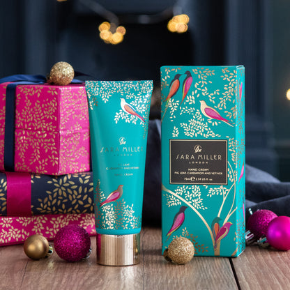 Green Birds Hand Cream Tin - Fig Leaf, Cardamom & Vetiver