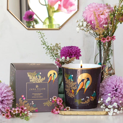 Birds In Moon Geranium, Patchouli & Vetivert Candle