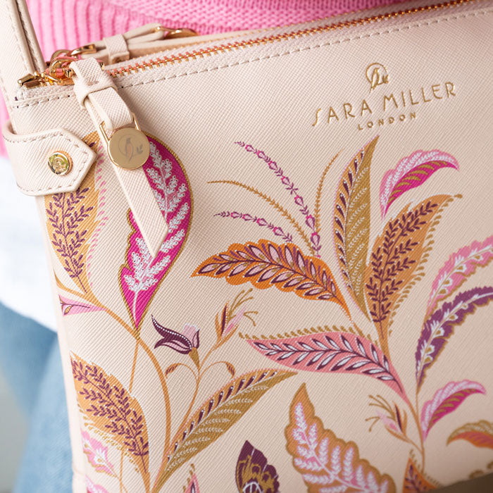Fern Garden Zip Top Crossbody | Sara Miller London