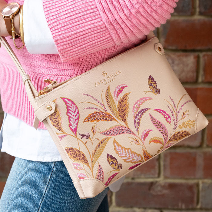 Fern Garden Zip Top Crossbody | Sara Miller London