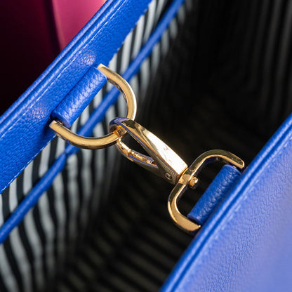 Blue Botanic Box Tote