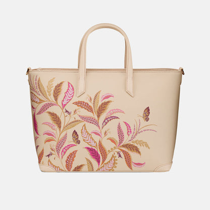 Bag from the reverse, design continues.
