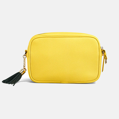 Back of the yellow bag, plain on reverse.