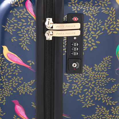 Shows zip lock mechanism with combination lock.