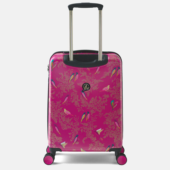 Cabin case from reverse, can see gold embossed Sara Miller London logo.