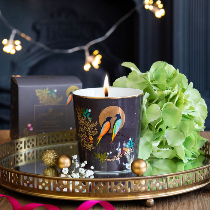 Birds In Moon Geranium, Patchouli & Vetivert Candle