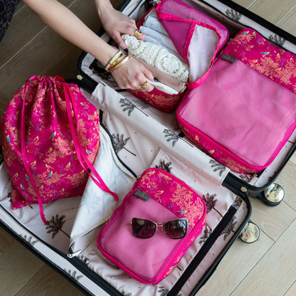Pink Birds Packing Cubes