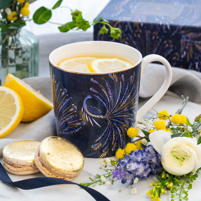 Peacock Parade Mug | Sara Miller London