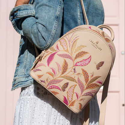 Somebody wearing the mini backpack.