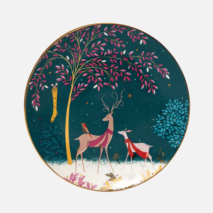 Assiettes à gâteaux Woodland Tales - Lot de 4 pièces assorties